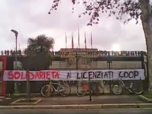 solidarietà licenziati terni coop merende